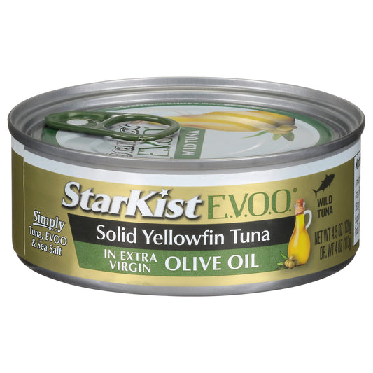 StarKist E.V.O.O. Solid Yellowfin Tuna in Extra Virgin Olive Oil 4.5 oz