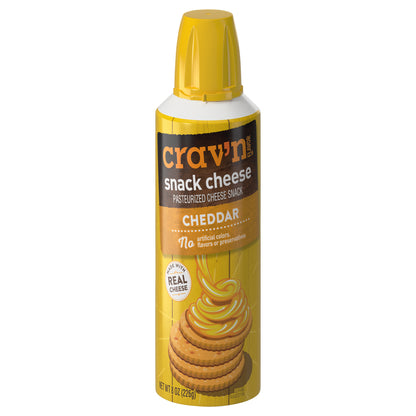 Crav'n Flavor Cheddar Snack Cheese 8 oz
