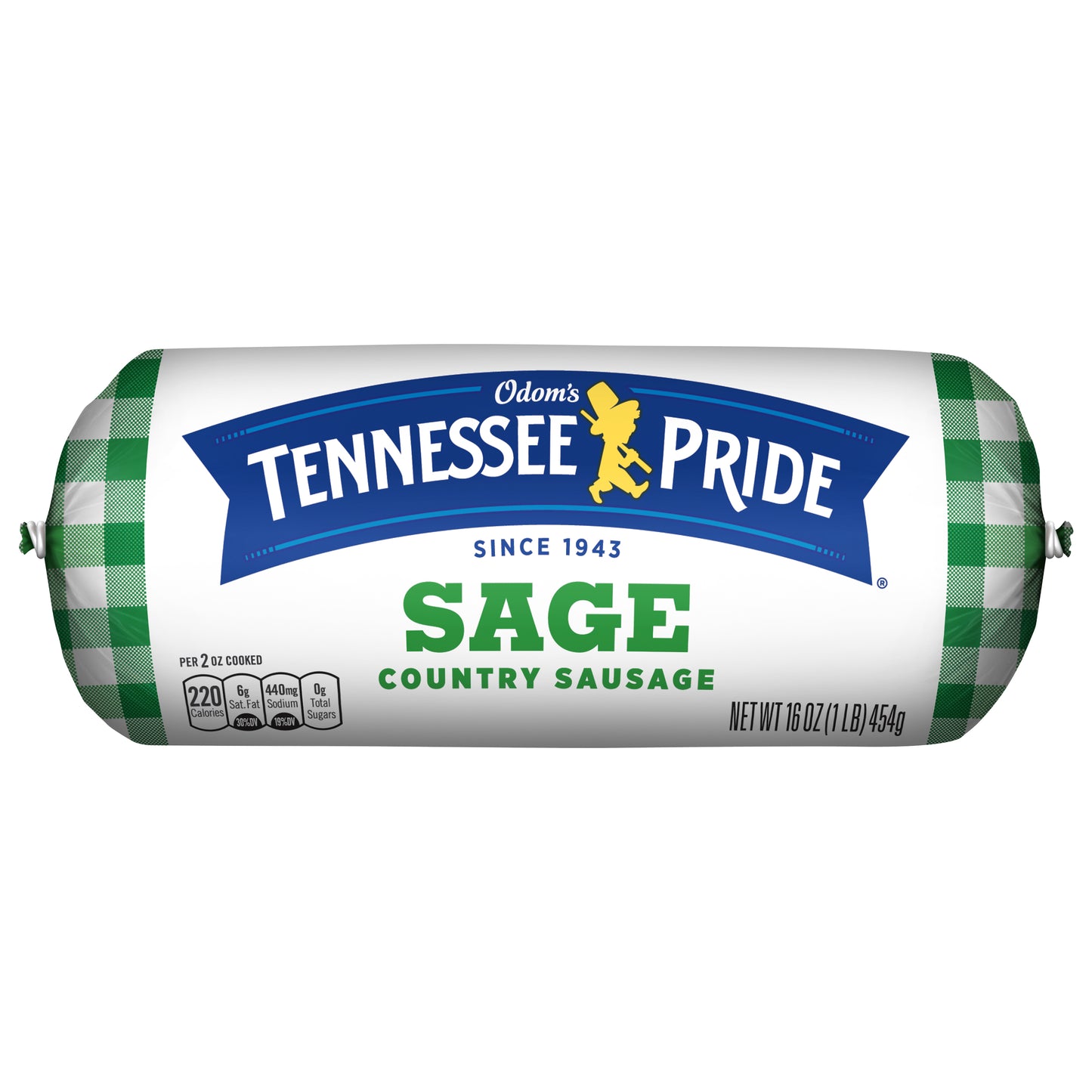 Odom's Tennessee Pride Sage Breakfast Sausage Roll, 16 OZ