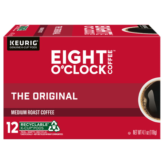 Eight O'Clock 12 Ct K-Cup Pods Medium Roast Coffee - The Original