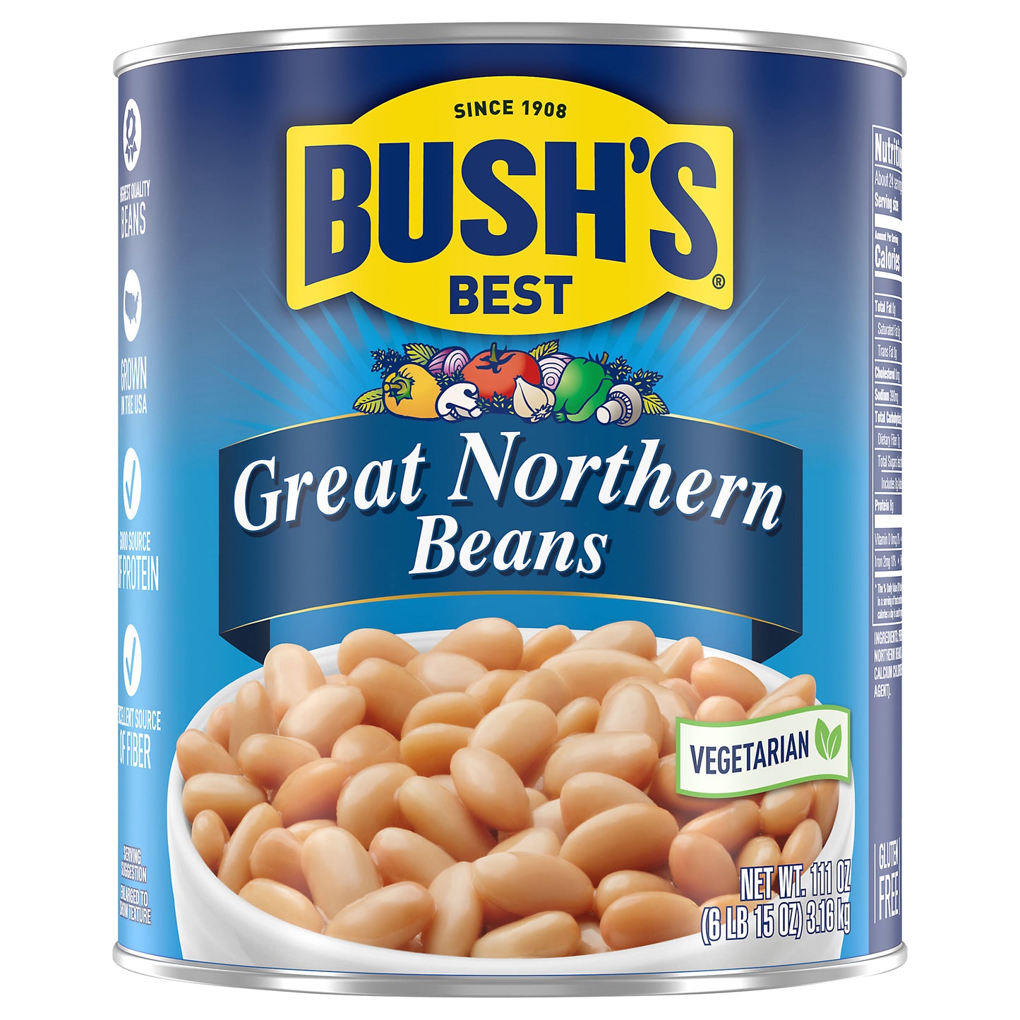 Bush's Great Northern Beans 111 oz