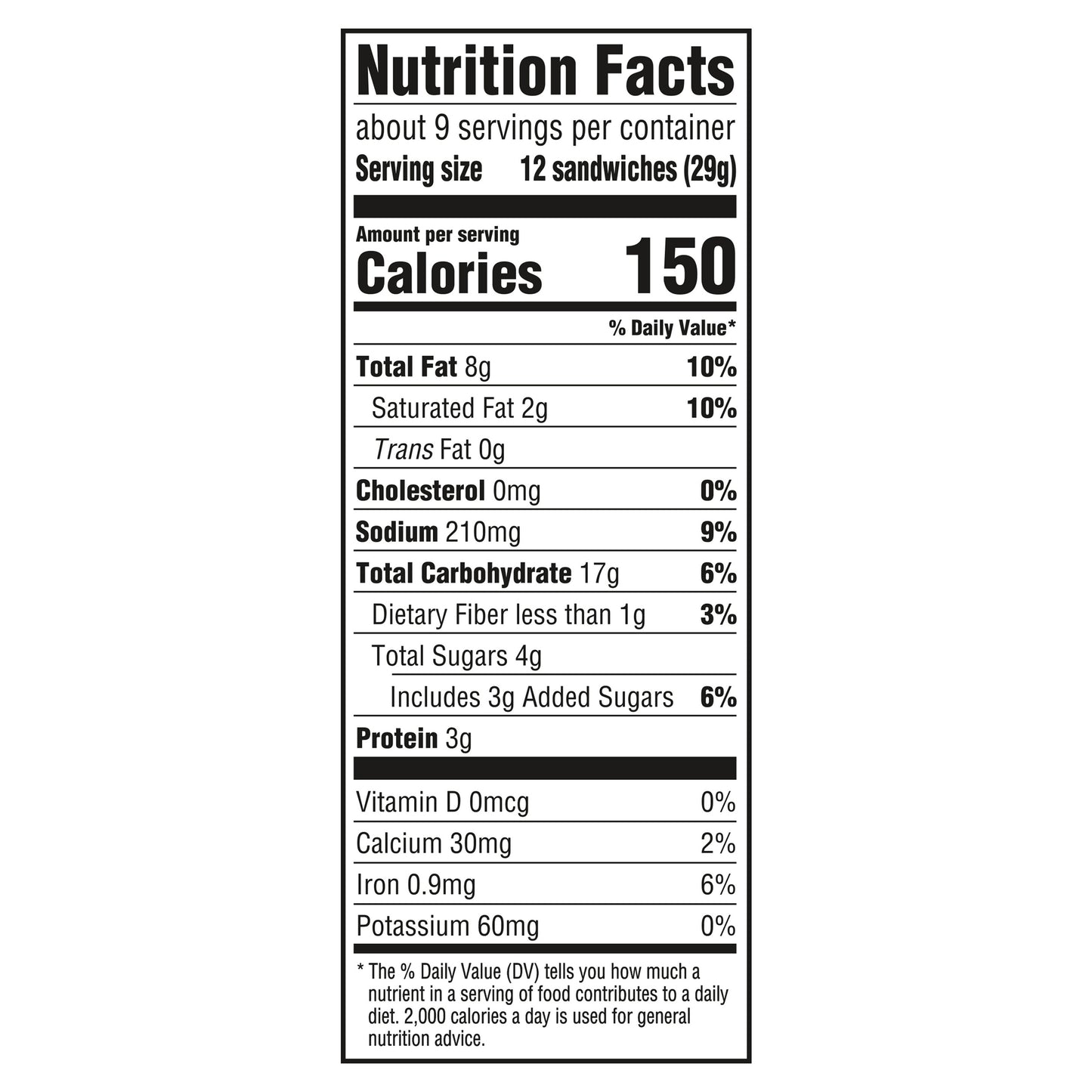 RITZ Bits Peanut Butter Sandwich Crackers, 8.8 oz