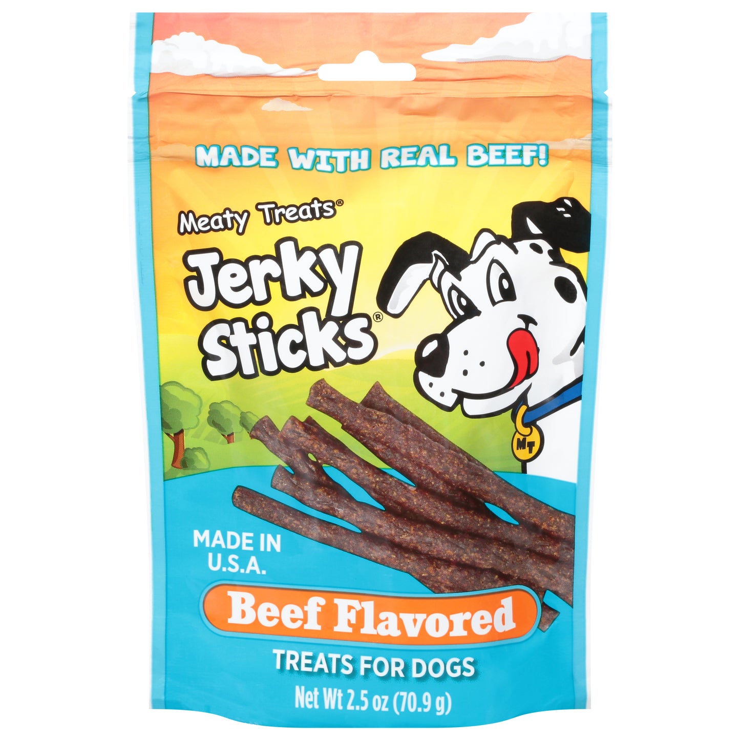 Meaty Treats Jerky Sticks Beef Flavored Treats for Dogs 2.5 oz