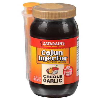 Zatarain's Cajun Injectors Marinade Creole Garlic, 16 oz