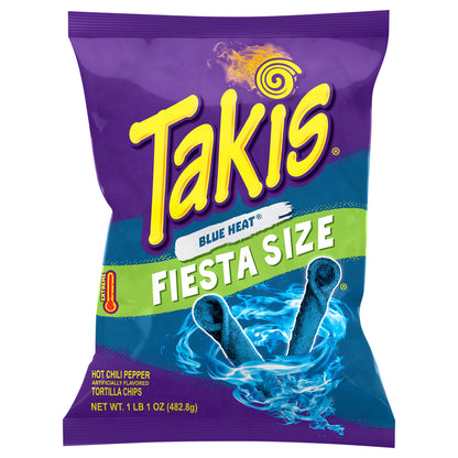 Takis Blue Heat Hot Chili Pepper Rolled Tortilla Chips