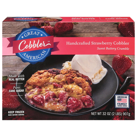Great American Cobbler Handcrafted Strawberry Cobbler 32 oz