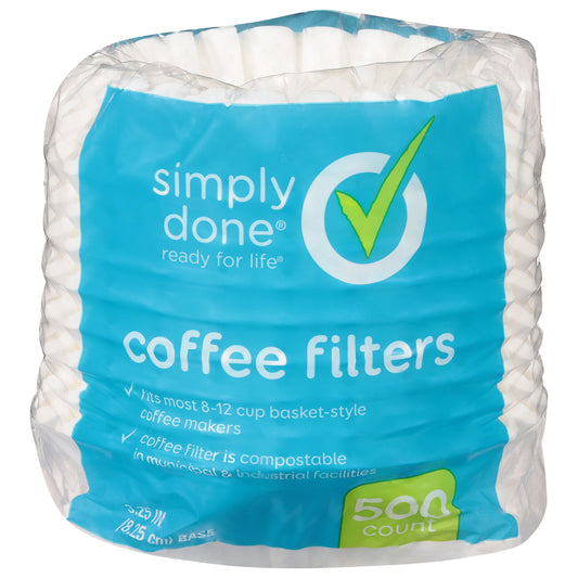 Simply Done Coffee Filters 500 ea