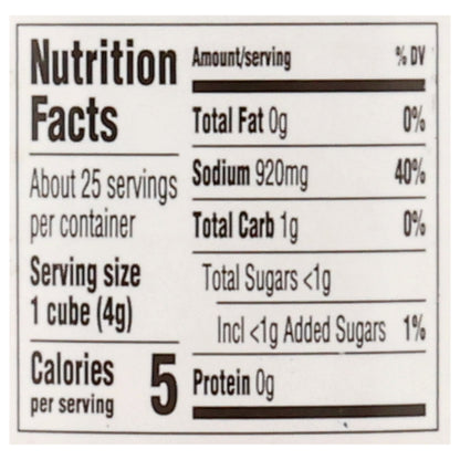 Food Club Instant Cubes Beef Bouillon 3.4 oz