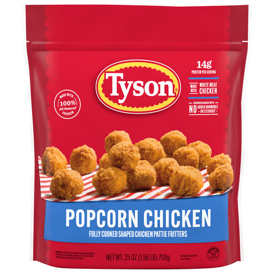 Tyson Frozen Popcorn Chicken, 25 oz
