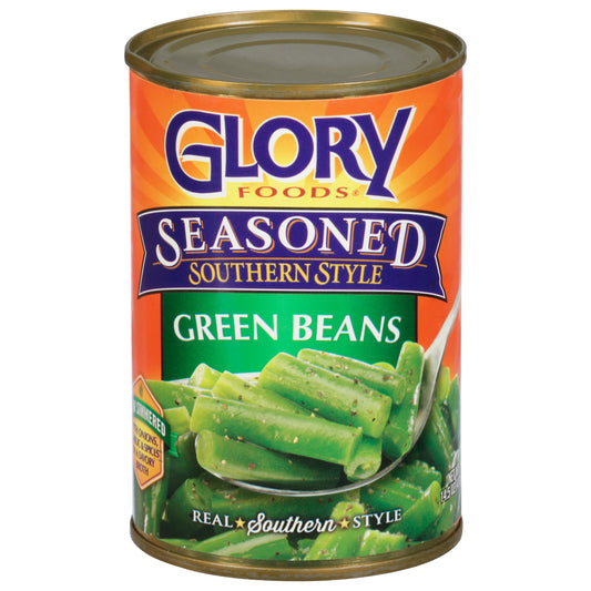 Glory Foods Southern Style Seasoned Green Beans 14.5 oz