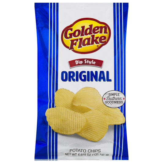 Golden Flake Dip Style Original Potato Chips 4.625 oz