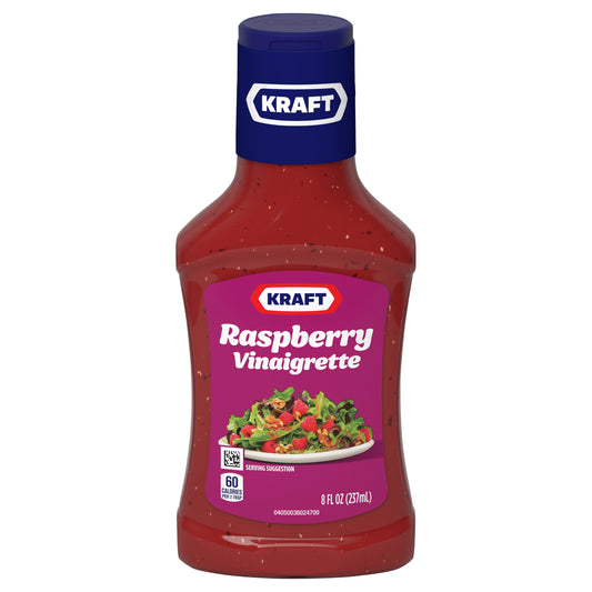 Kraft Raspberry Vinaigrette Salad Dressing, 8 fl oz Bottle