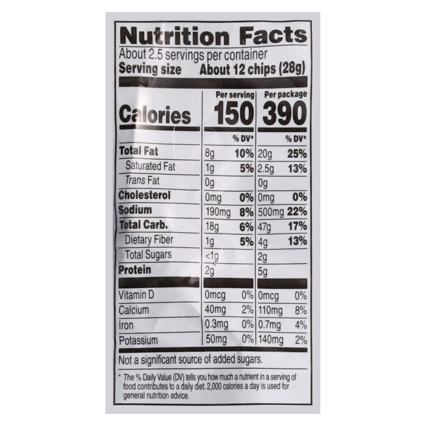 Doritos Cool Ranch Flavored Tortilla Chips 2.625 oz