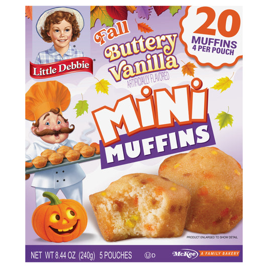 Little Debbie Fall Mini Muffins (Buttery Vanilla)