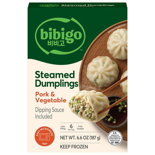 Bibigo Steamed Pork & Vegetable Dumplings 6.6 oz