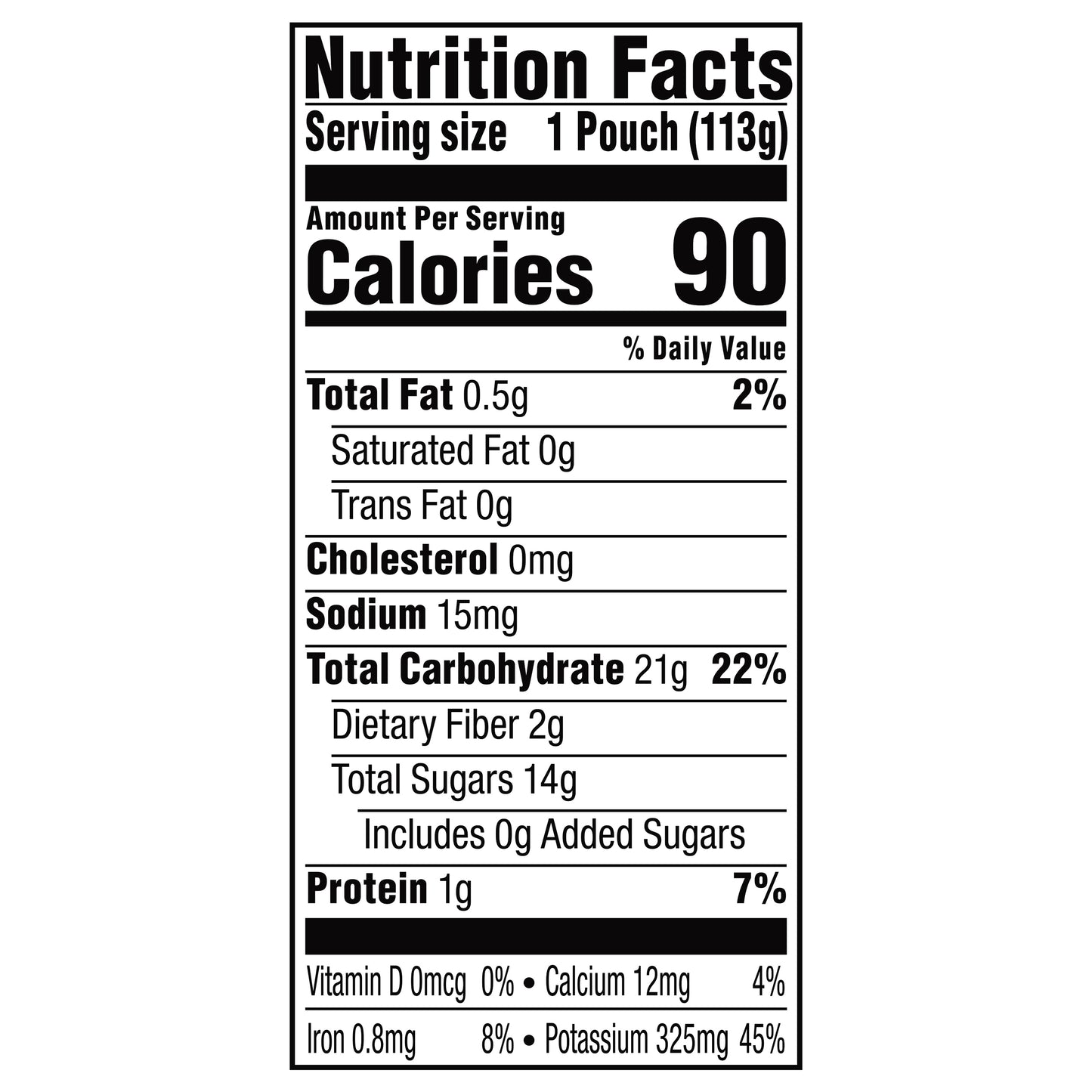 Plum Organics® Stage 2 Organic Banana & Pumpkin 4oz Pouch