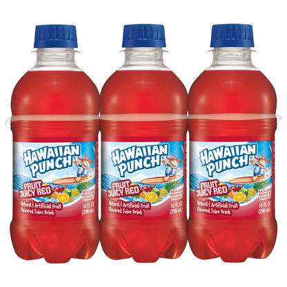 Hawaiian Punch Fruit Juicy Red Juice Drink 6 - 10 fl oz Bottles