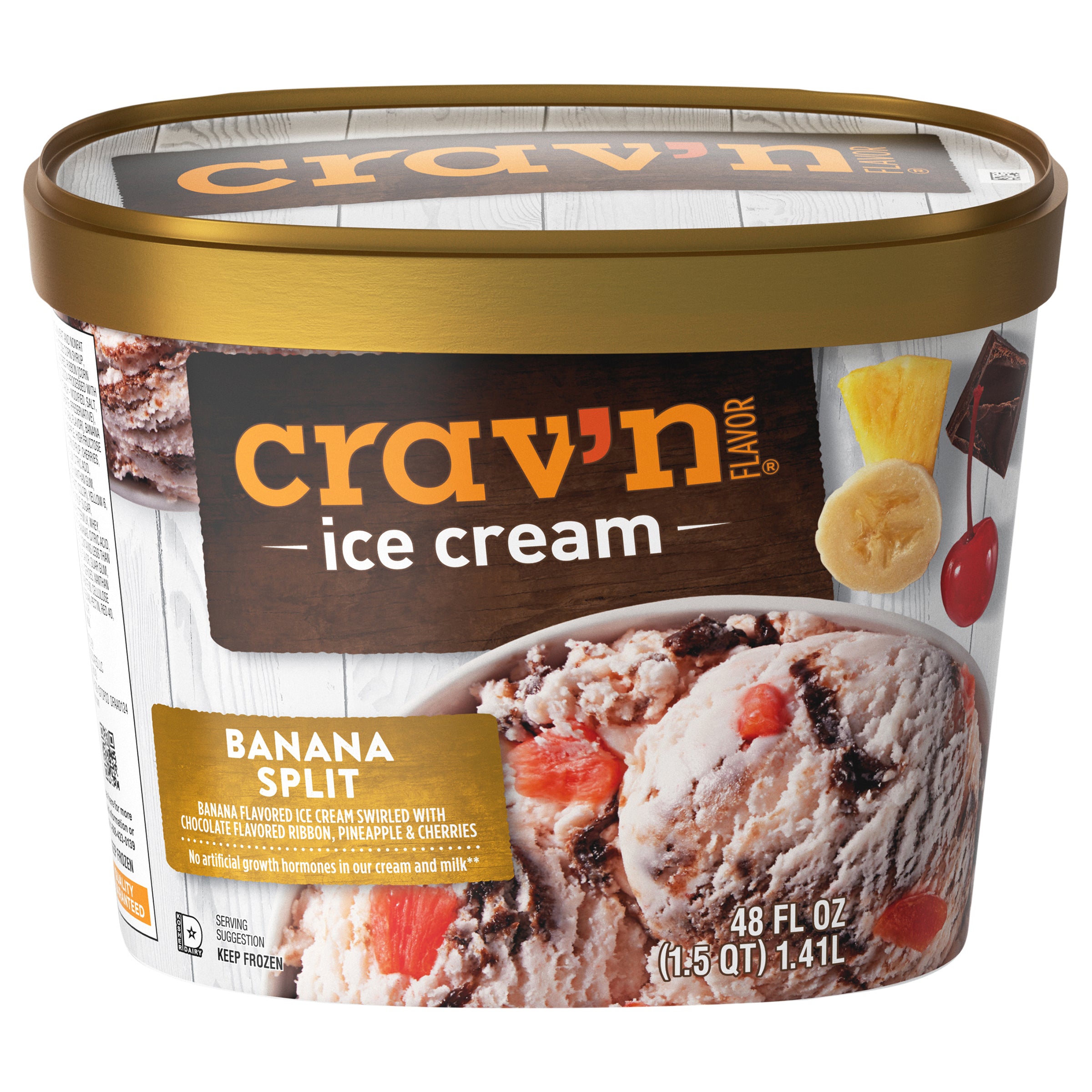 Crav'n Flavor Banana Split Ice Cream 48 fl oz – Douglas Food Valu