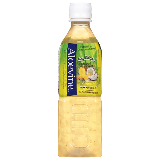 Aloevine Refreshing Pina Colada Aloe Vera Drink 16.9 fl oz