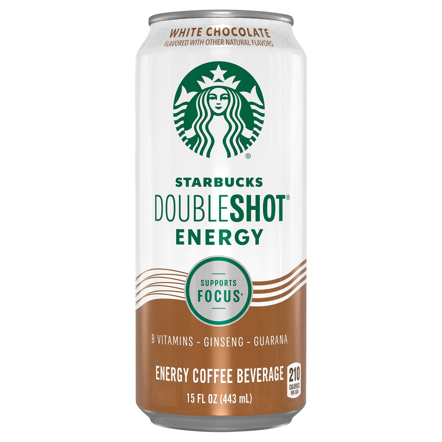 Starbucks Doubleshot Energy Coffee Beverage White Chocolate Naturally & Artificially Flavored 15 Fl Oz Can