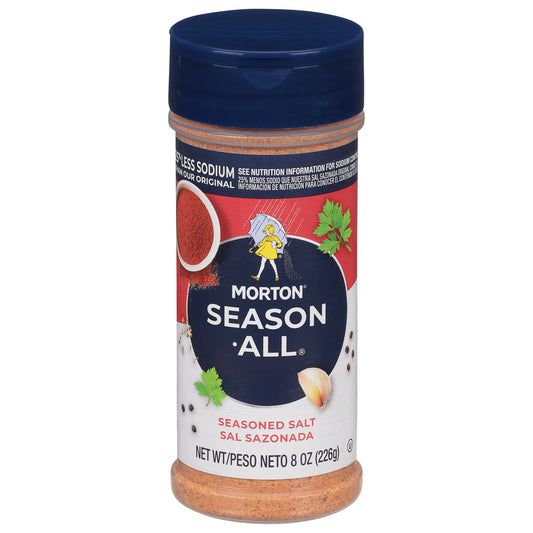 Morton Season All 25% Less Sodium Seasoned Salt 8 oz