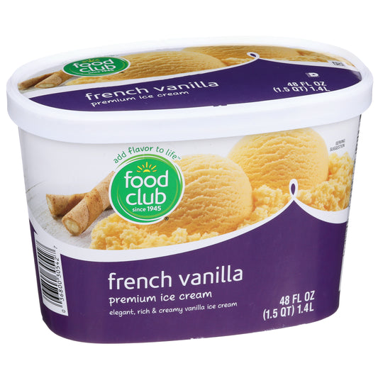 French Vanilla Elegant, Rich & Creamy Vanilla Premium Ice Cream