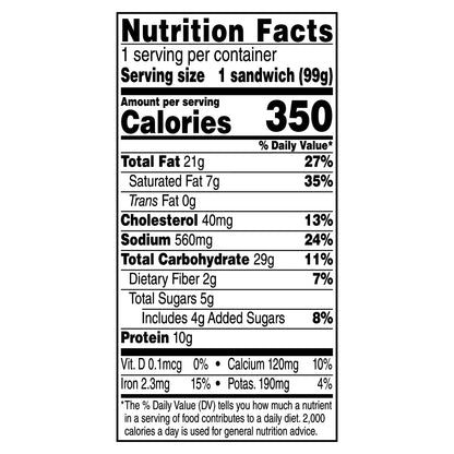 Jimmy Dean Croissant Breakfast Sandwiches with Sausage and Cheese, Frozen, 1 Count