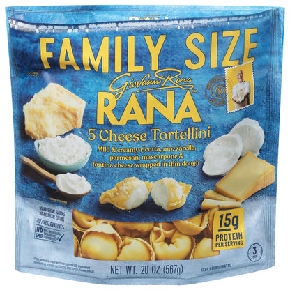 Rana 5 Cheese Tortellini Family Size 20 oz