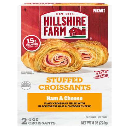 Hillshire Farm Ham & Cheese Stuffed Croissants, 2 ct