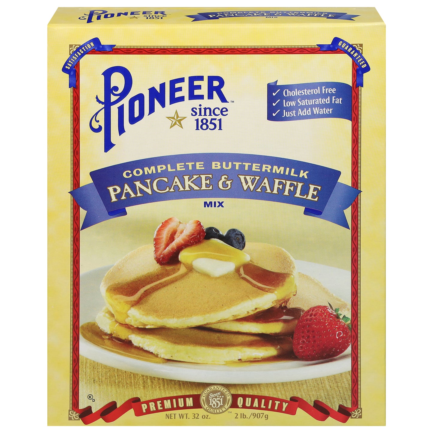 Pioneer Complete Buttermilk Pancake & Waffle Mix 32 oz