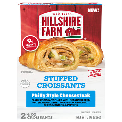 Hillshire Farm Philly Style Cheesesteak Stuffed Croissants, 2 ct