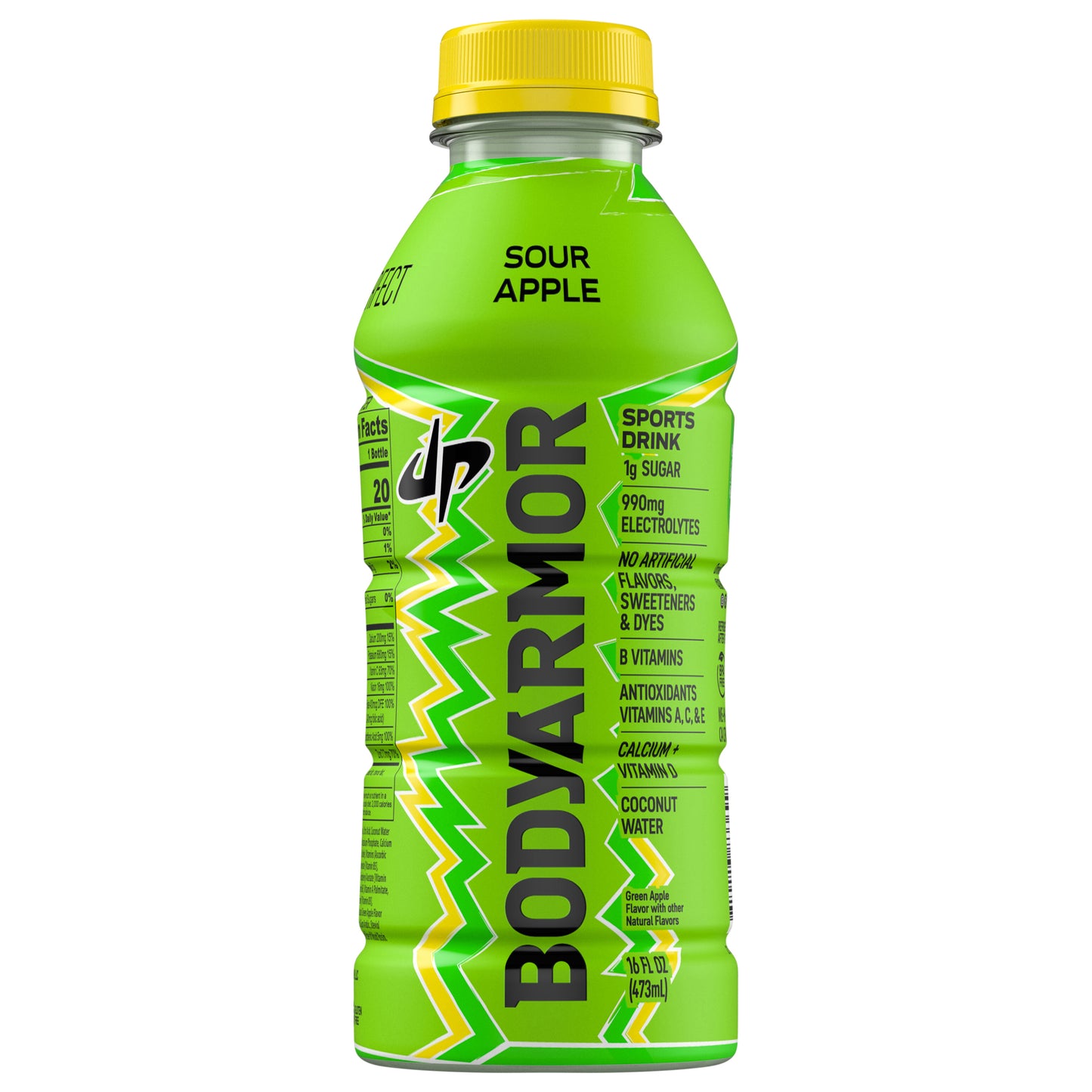 BODYARMOR Dude Perfect Sour Apple (Low Cal) Bottle, 16 fl oz