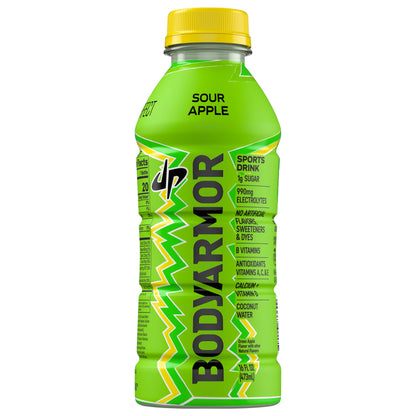 BODYARMOR Dude Perfect Sour Apple (Low Cal) Bottle, 16 fl oz