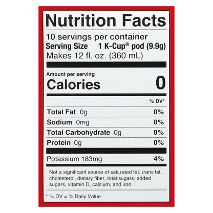 Eight O'Clock Coffee Ground Arabica Medium Roast The Original Coffee 10 K-Cup Pods