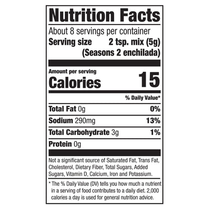 McCormick Enchilada Sauce Mix, 1.5 oz