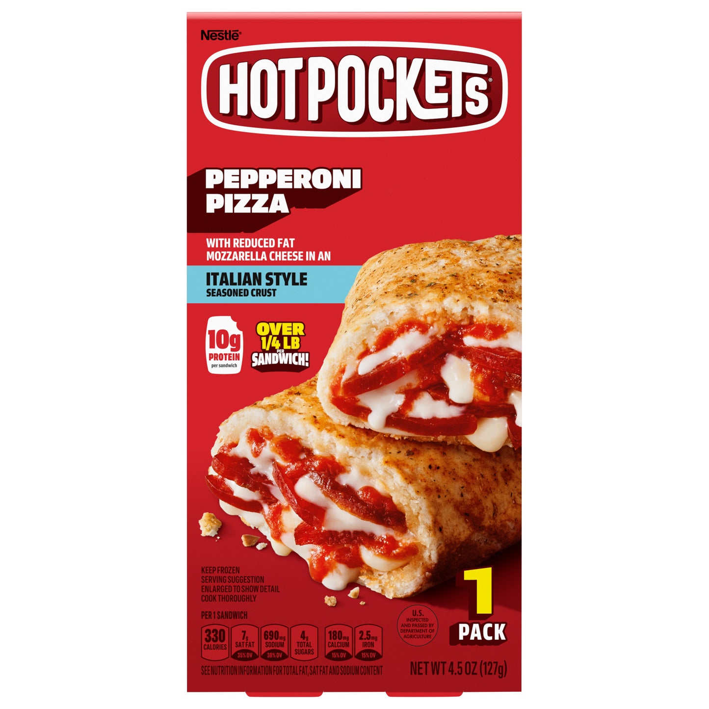 Hot Pockets Pepperoni Pizza, Pizza Hot Pockets, Pizza Snack, Air Fryer Frozen Sandwich