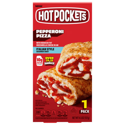 Hot Pockets Pepperoni Pizza, Pizza Hot Pockets, Pizza Snack, Air Fryer Frozen Sandwich