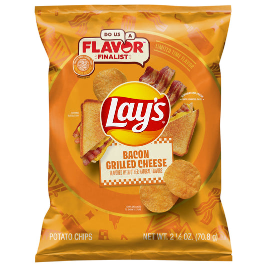 Lay's Potato Chips Bacon Grilled Cheese 2 1/2 Oz