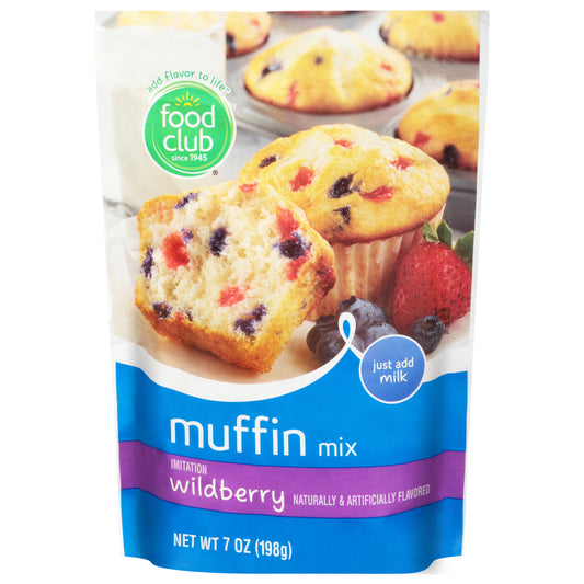 Food Club Imitation Wildberry Muffin Mix 7 oz