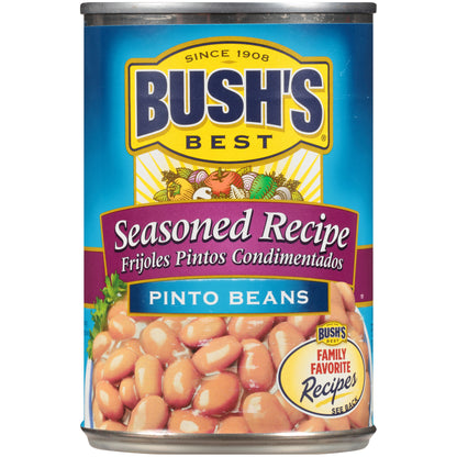 Bush’s Best® Seasoned Recipe Pinto Beans 16 oz. Can