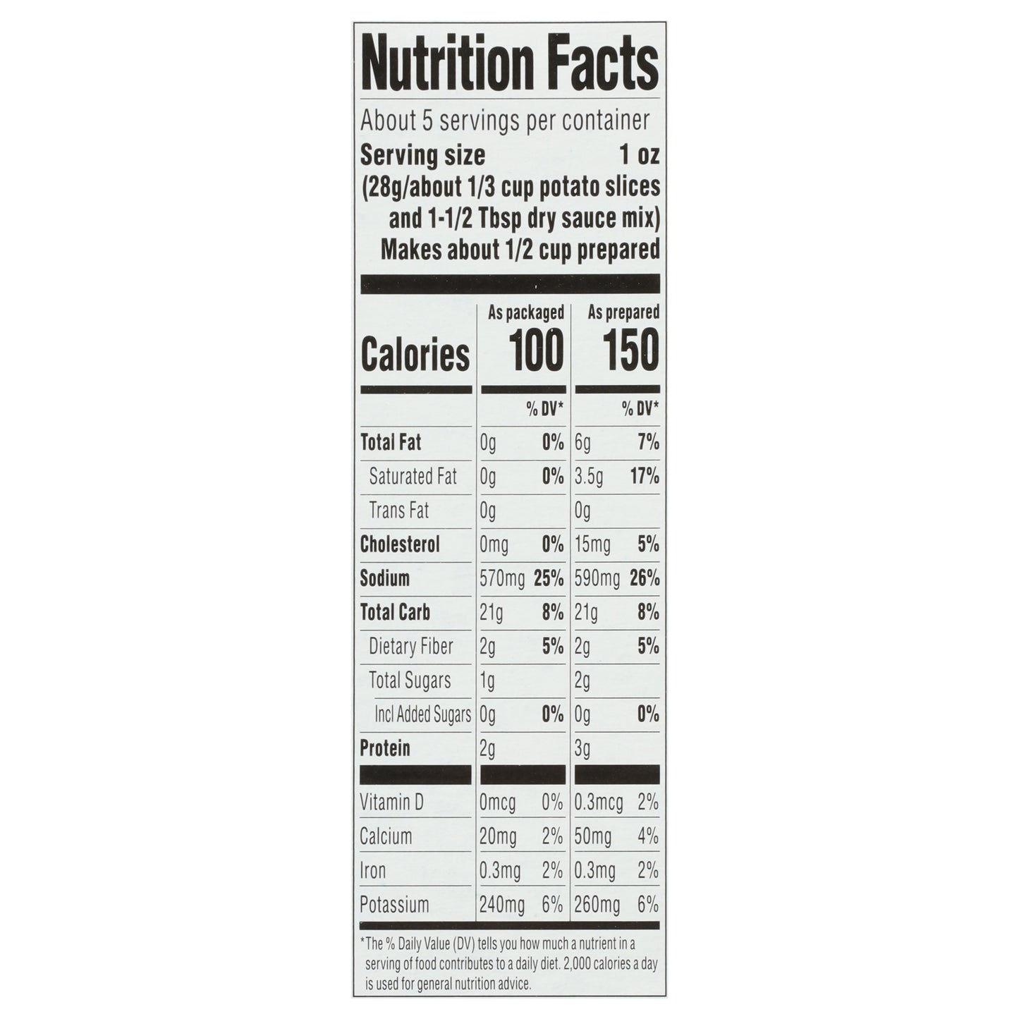 That's Smart! Au Gratin Potatoes with Creamy Cheese Sauce Mix 4.7 ea