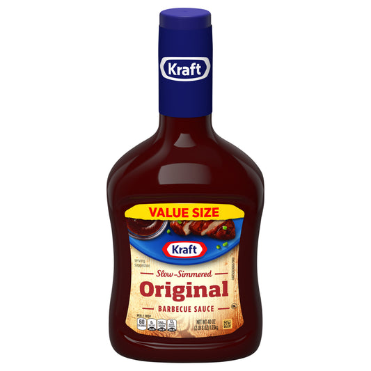 Kraft Original Slow-Simmered Barbecue Sauce, 40 oz Bottle
