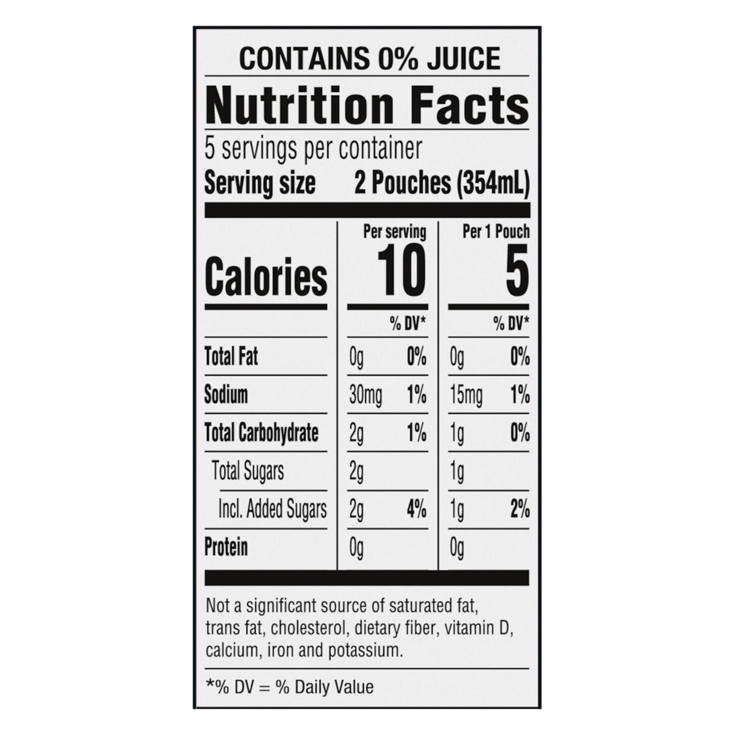 Capri Sun Roarin' Waters Tropical Punch Flavored with other natural flavor Water Beverage, 10 ct Box, 6 fl oz Drink Pouches