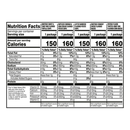 Frito Lay Snacks Summer BBQ Mix Variety 1 Oz, 18 Count