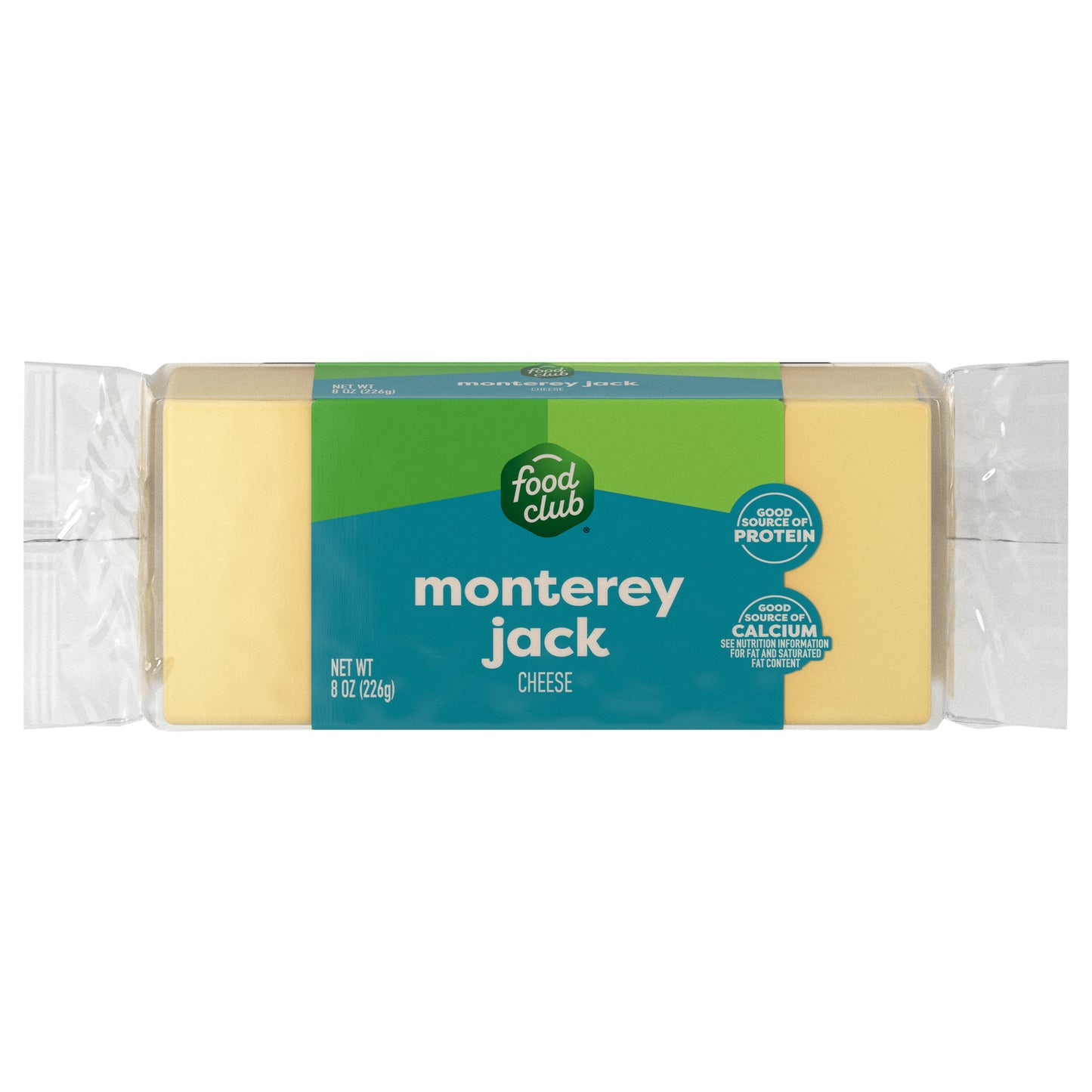 Food Club Monterey Jack Cheese 8 oz