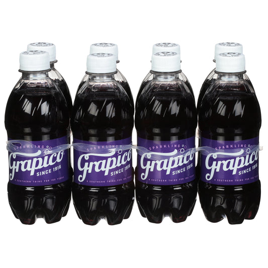 Grapico Sparkling Soda Bottle 8 - 12 fl oz Bottles