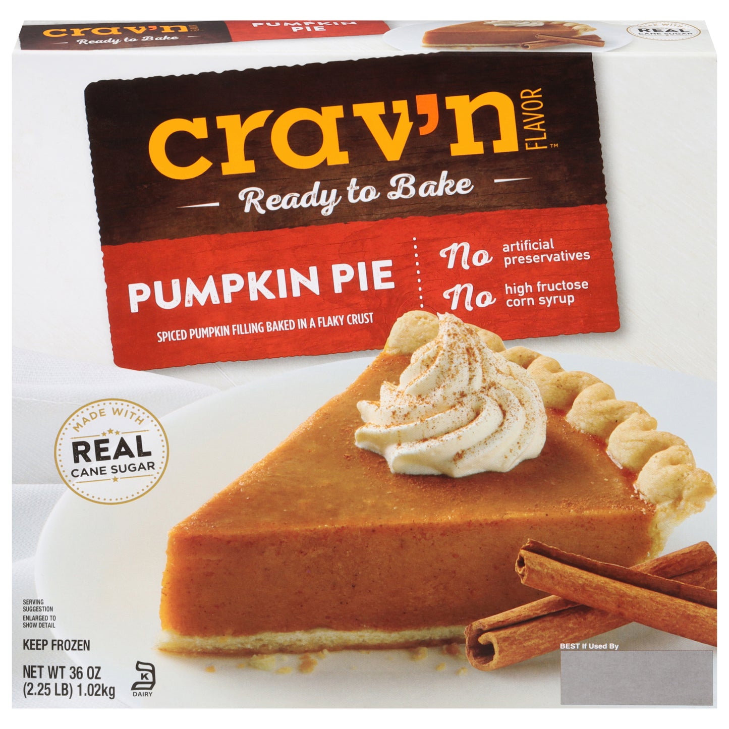 Crav'n Flavor Pumpkin Pie 36 oz