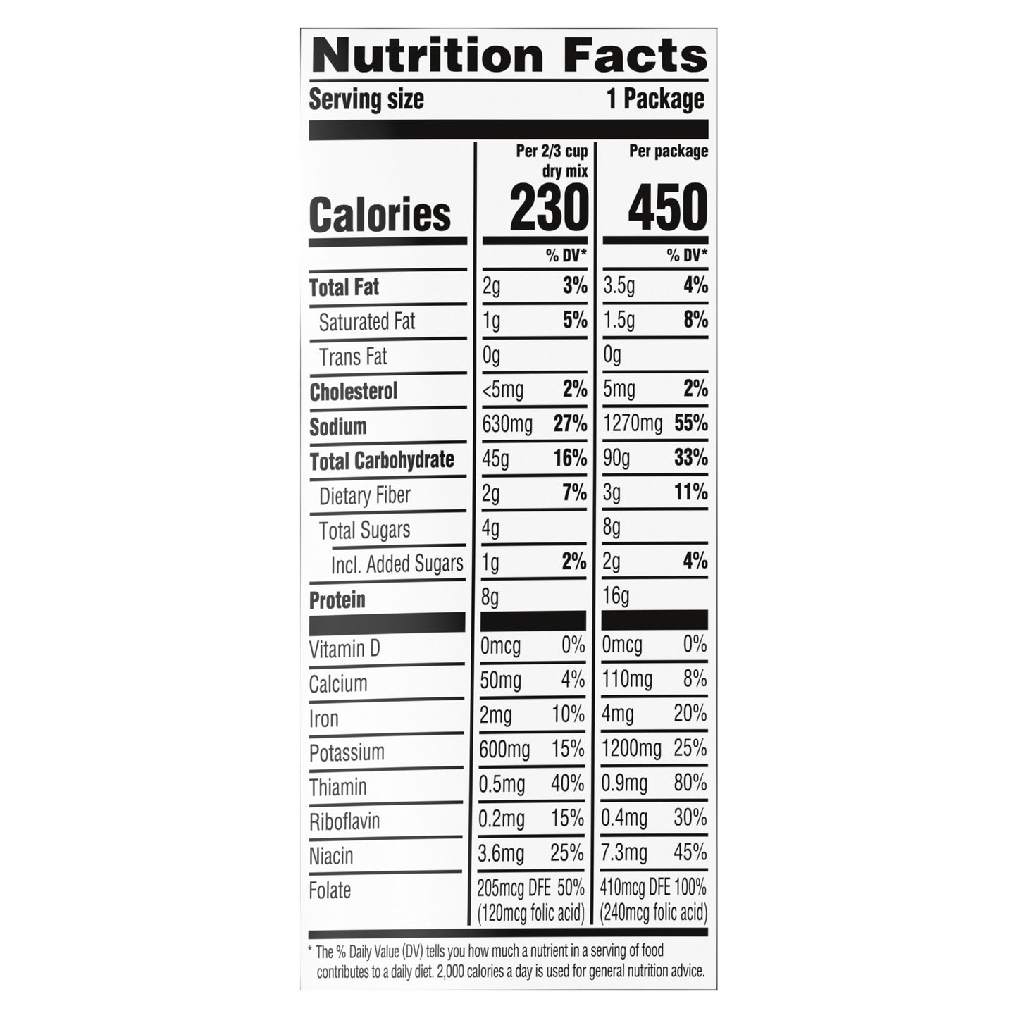 Knorr 4.4 oz Pasta Sides Fettuccine Alfredo