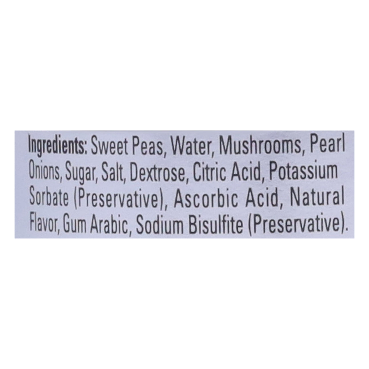Le Sueur Very Young Sweet Peas with Mushrooms & Pearl Onions Small 15 oz