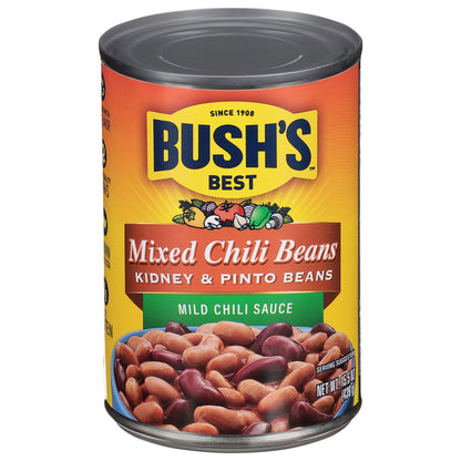 Bush's Mixed Kidney & Pinto Beans in a Mild Chili Sauce 15.5 oz